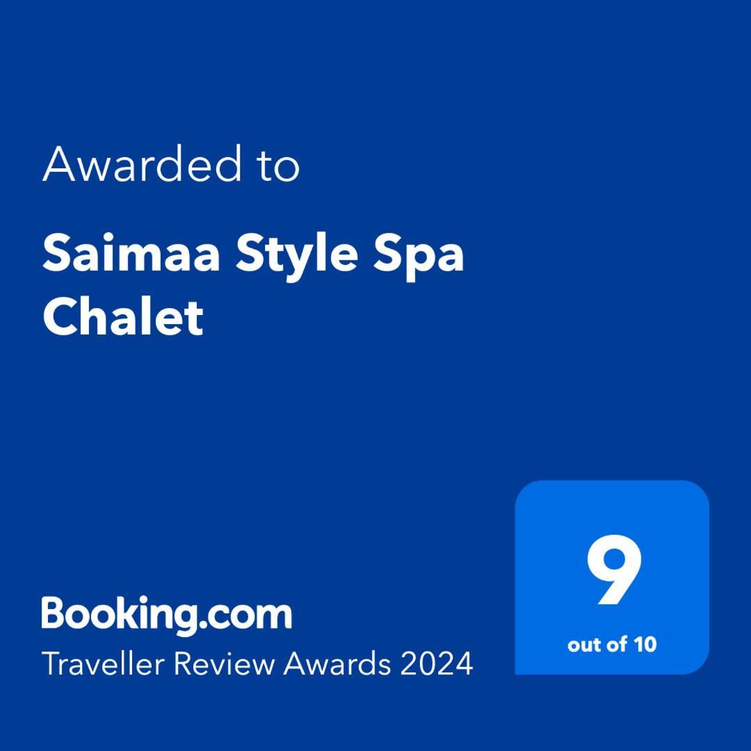 Saimaa Style Spa Chalet Virasoja Kültér fotó